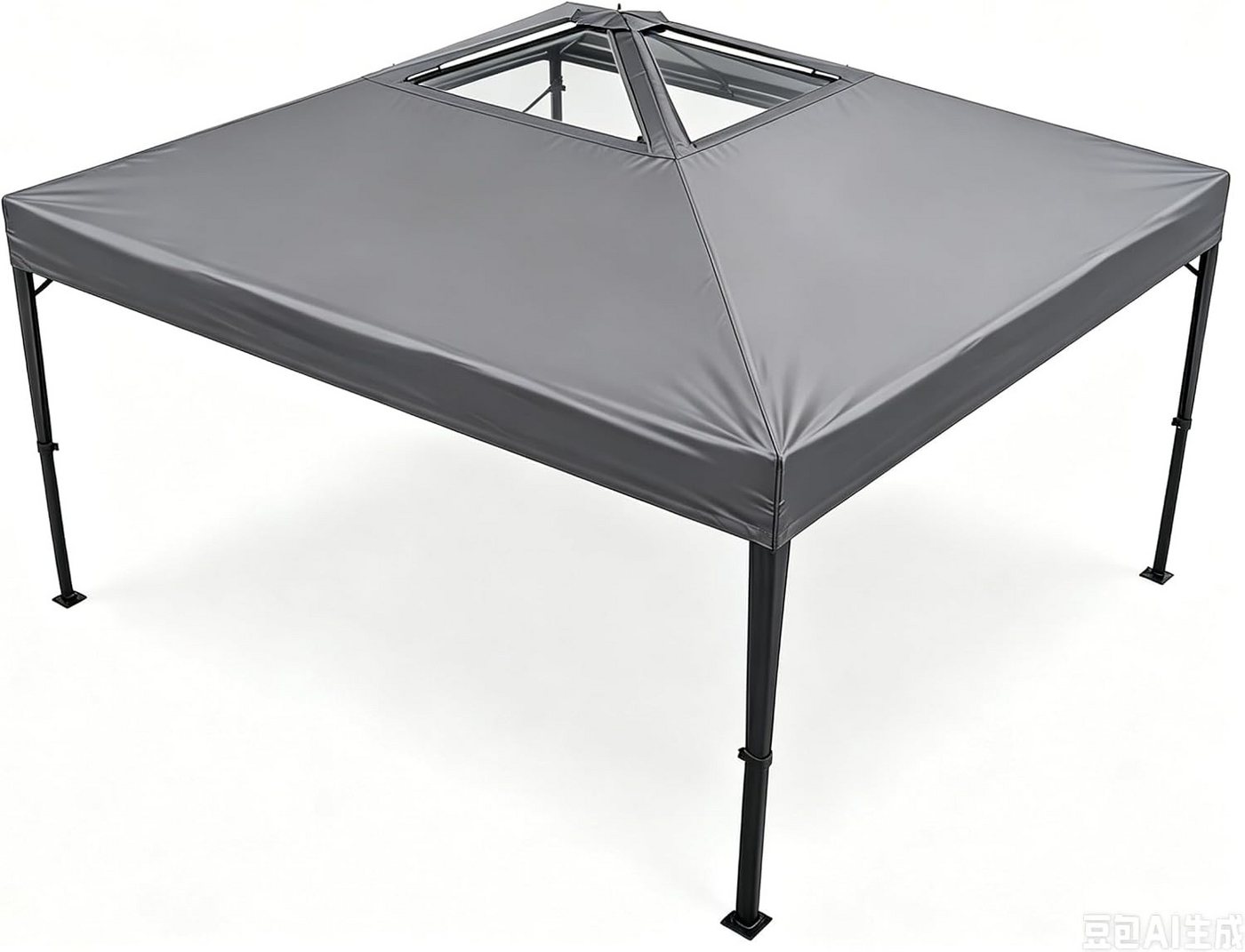 GarveeMore Faltpavillon 3x3m Pop Up Pavillon Wasserdicht Mit UV-Schutz UPF 50+ Für Garten, Verstärkte Stahlkonstruktion,Inkl. Tragetasche Mit Rollen 4 Sandsäcken