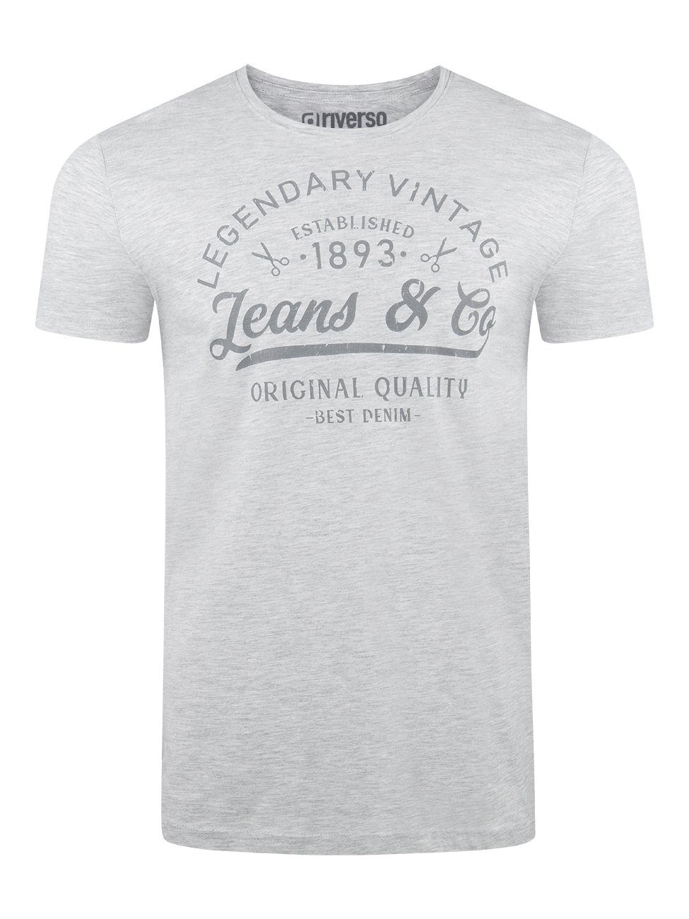 riverso T-Shirt Herren Printshirt RIVLeon Regular günstig online kaufen