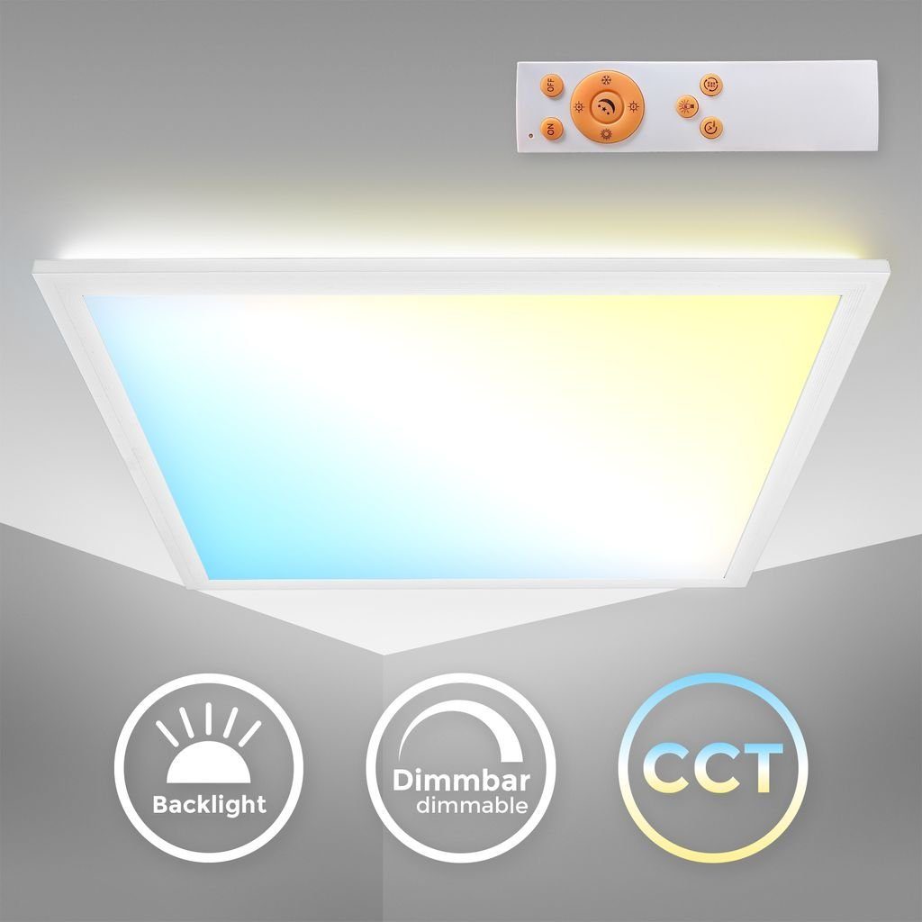 B.K.Licht Deckenleuchte BKL1493, Dimmfunktion, LED fest integriert, Kaltweiß, 4000K - Neutralweiß, 3000K - Warmweiß