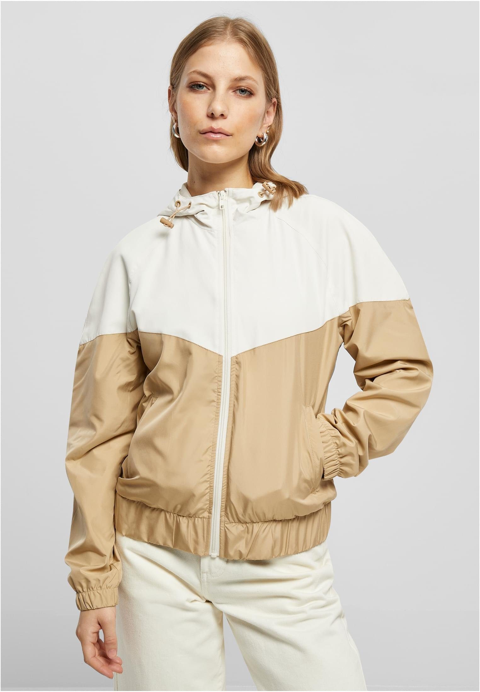 Ladies Arrow Sommerjacke Windbreaker URBAN (1-St) CLASSICS Damen whitesand/unionbeige