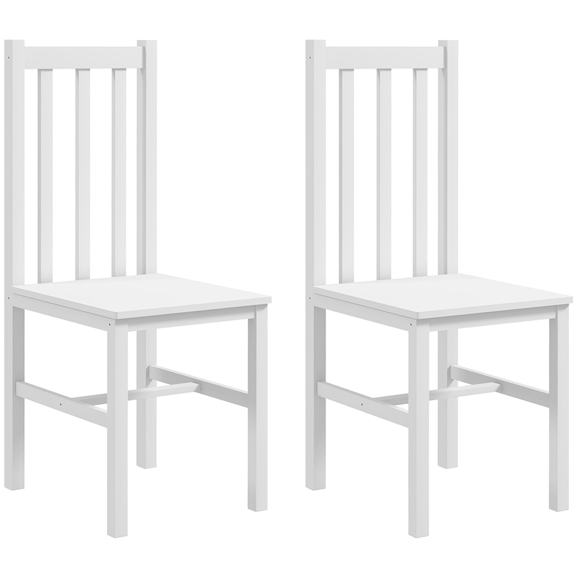 Esszimmerstuhl 2er-Set Essstühle Wohnzimmerstuhl aus Massivholz