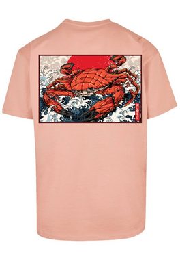 F4NT4STIC T-Shirt Crab Kanji Japan Print