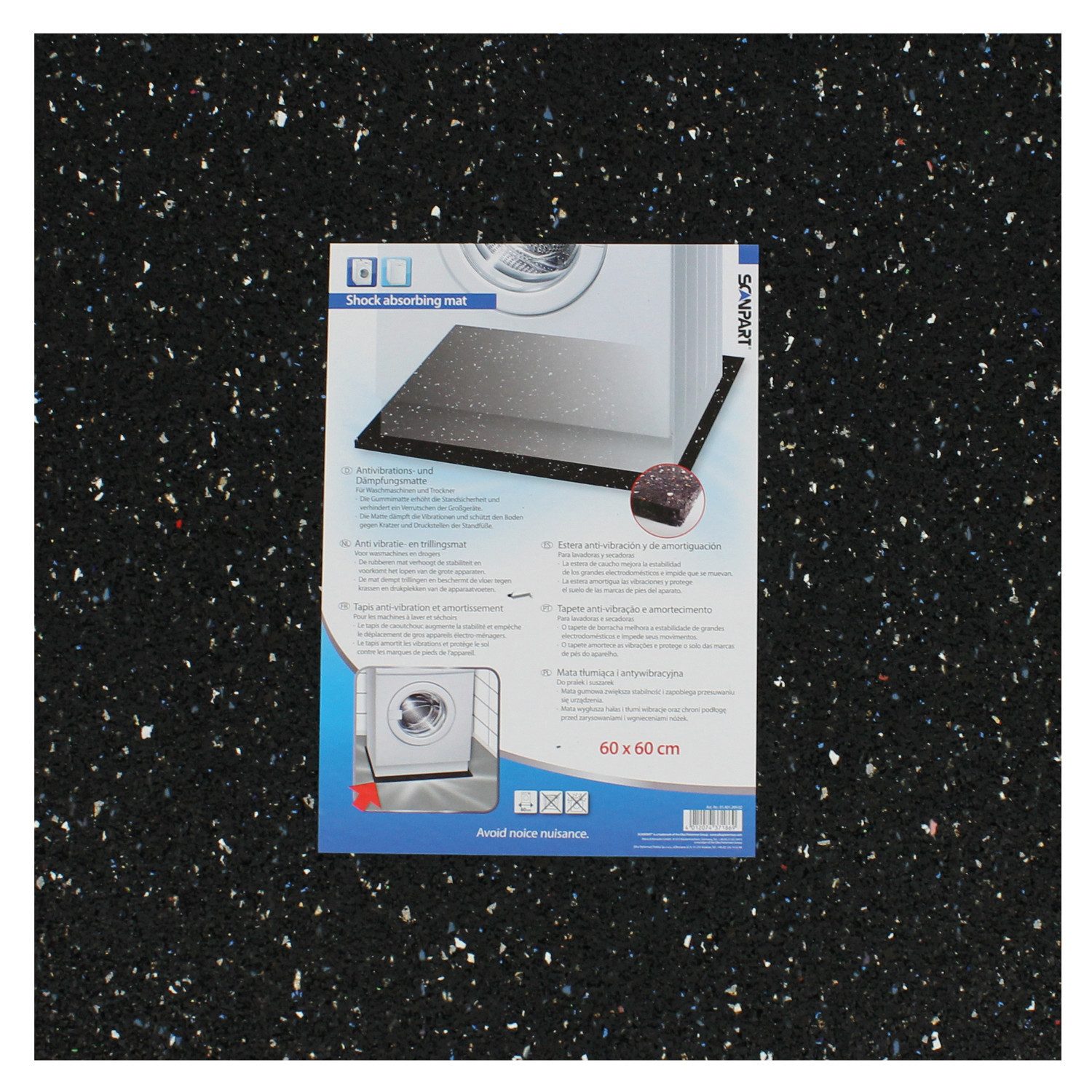 Scanpart Gummimatte, Antivibrationsmatte unter der Waschmaschine günstig online kaufen