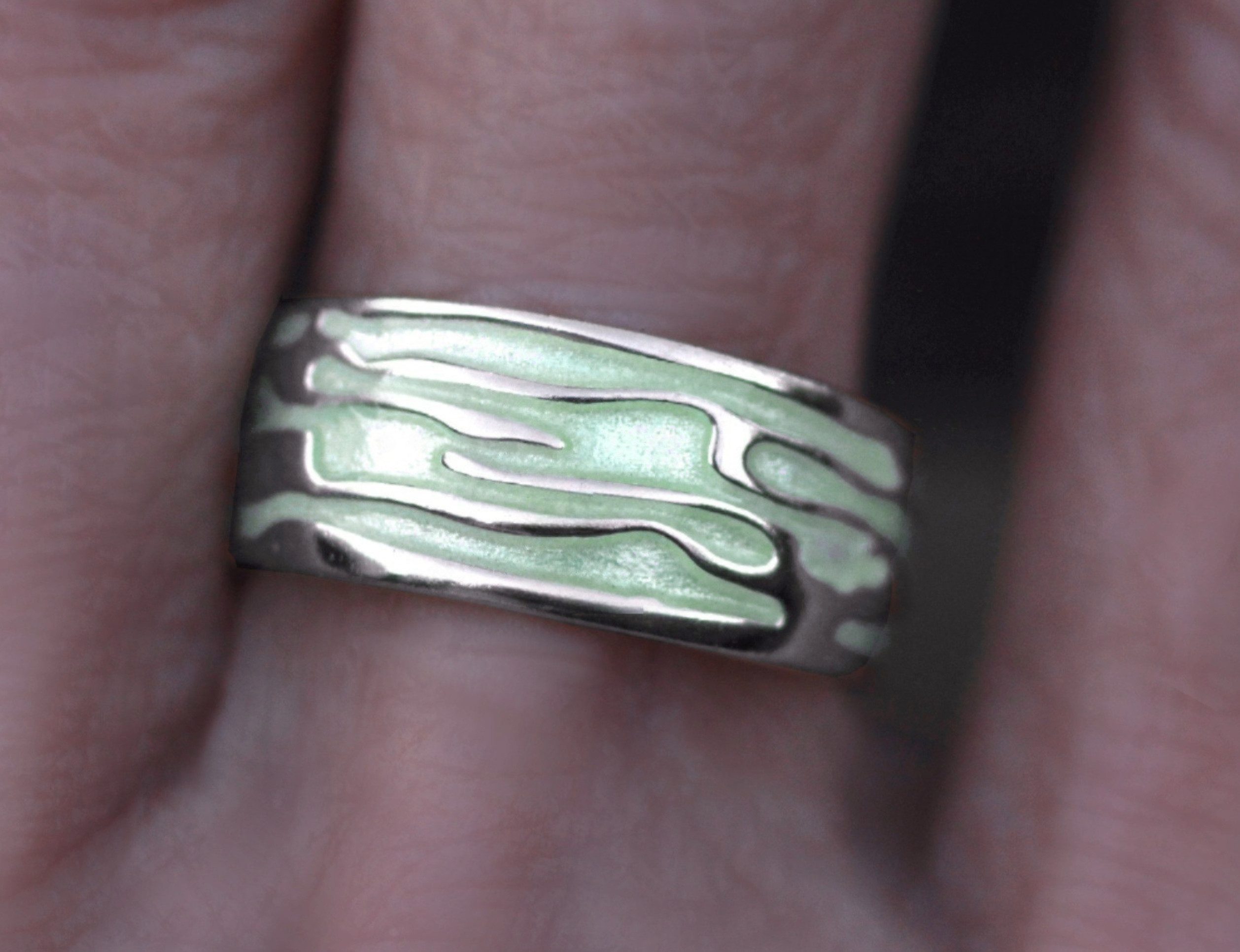 Villa Sorgenfrei Schmuckmanufaktur Silberring Meeres Ring. 925 Sterling Sil günstig online kaufen