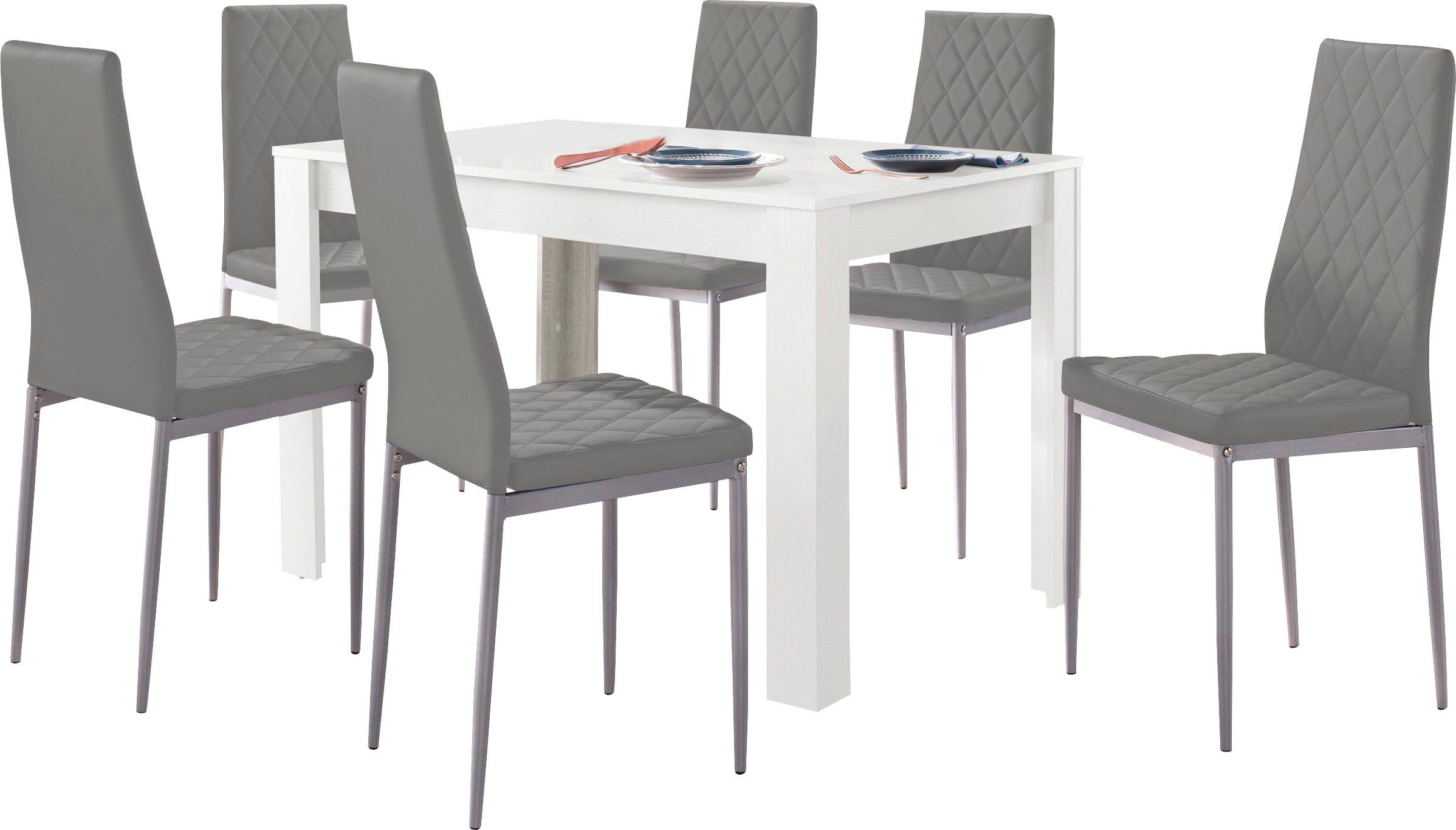INOSIGN Essgruppe TOPSELLER! Tisch, Stuhl, OTTOs Choice, (Set, 5-tlg., 5tlg günstig online kaufen