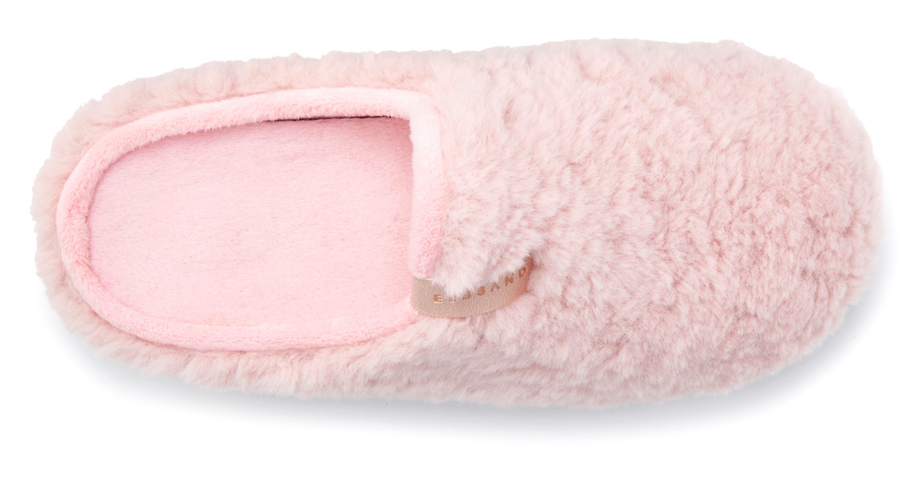 Elbsand Hausschuh, Pantoffel, Mule Pantolette mit kuscheligem Fellimitat