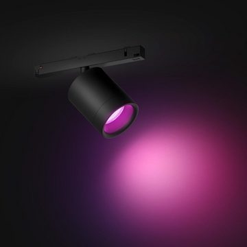 Philips Hue LED Deckenleuchte Bluetooth White & Color Ambiance Schienensystem Perifo Spot in Schwarz, keine Angabe, Leuchtmittel enthalten: Ja, fest verbaut, LED, warmweiss, Deckenlampe, Deckenbeleuchtung, Deckenlicht