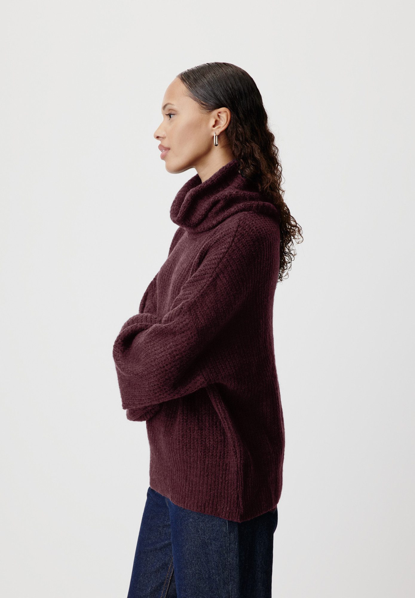 LeGer Strickpullover Jarine, LeGer by Lena Gercke Loose fit mit Rundhalsausschnitt