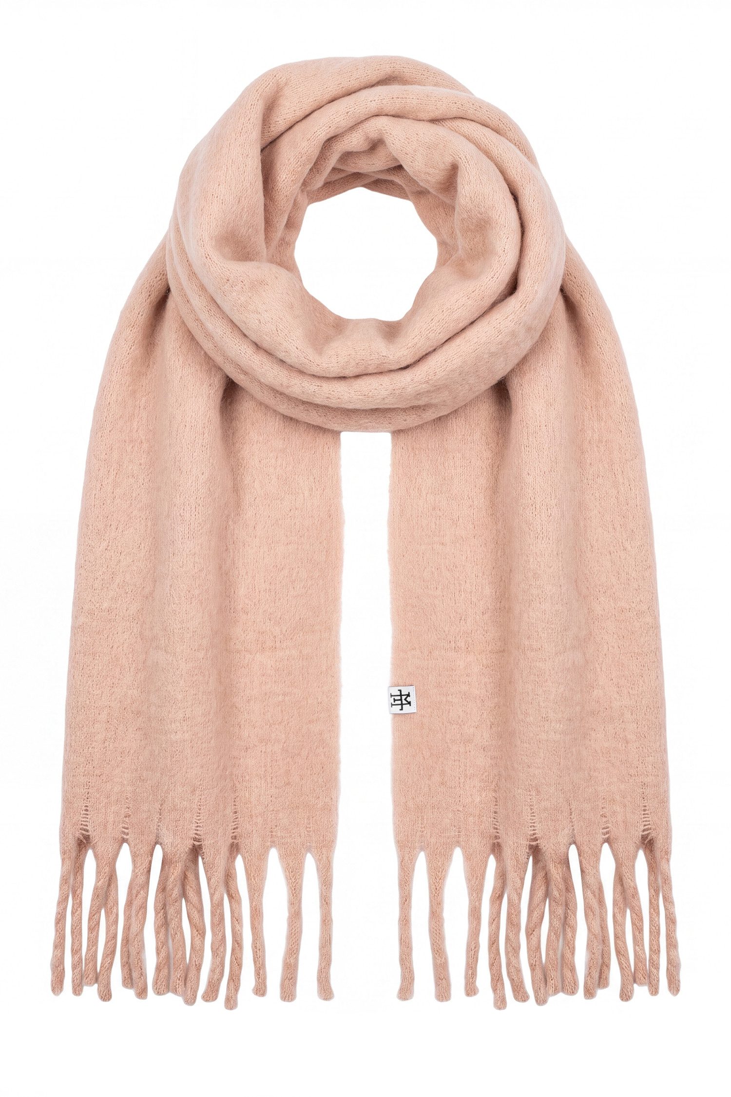 Manufaktur13 XXL-Schal Big Fluff Scarf - Oversize Strickschal, Langschal, Wickelschal, Schal, mit Fransen