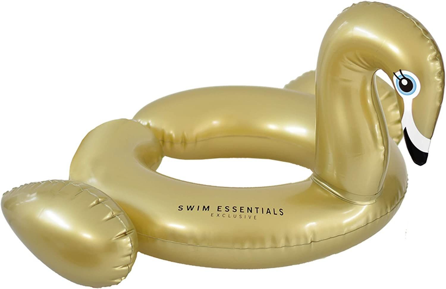 Swim Essentials Schwimmring Swim Essentials Geöffneter Schwimmring 55 cm Schwan Gold