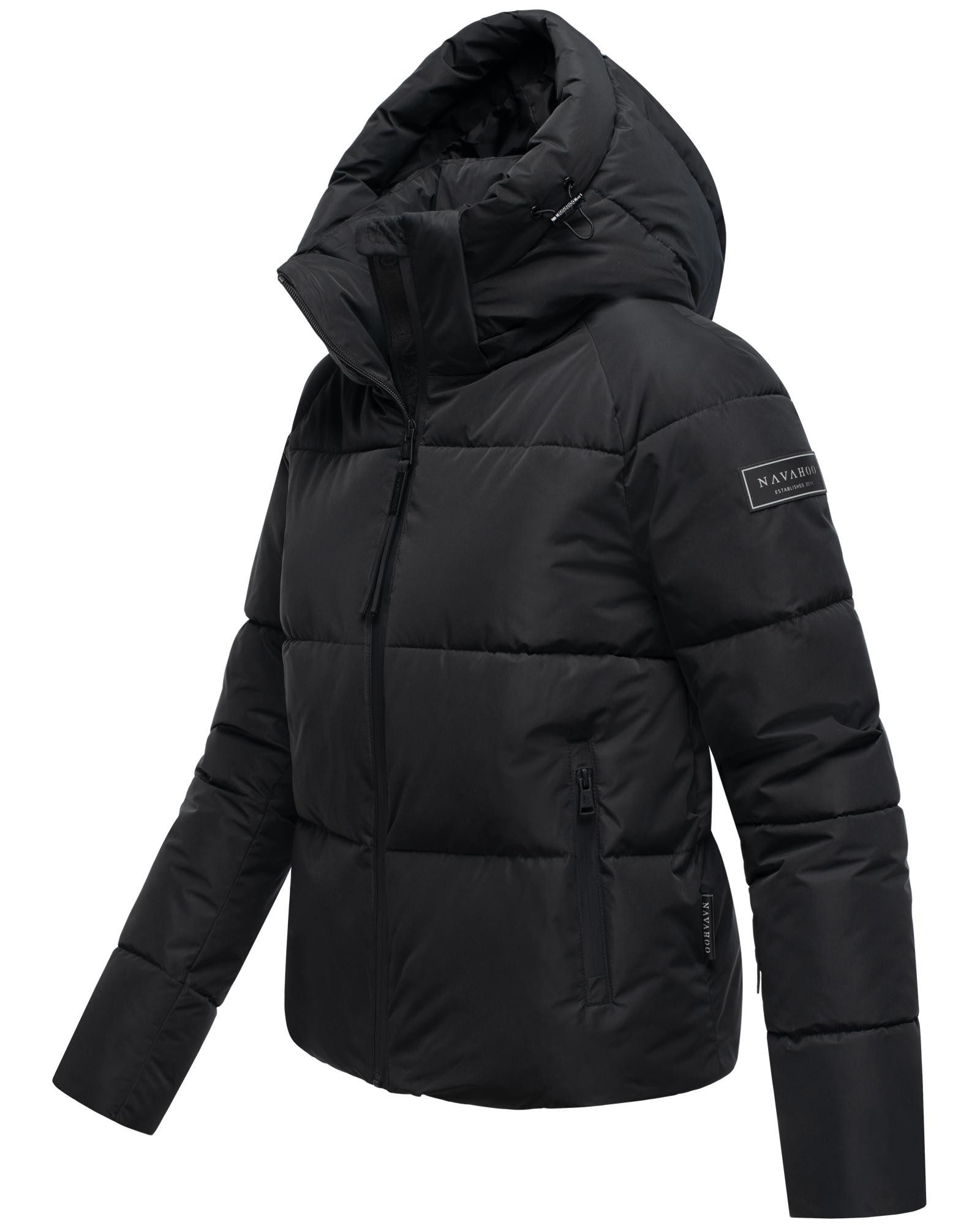 Navahoo Steppjacke Frostherz XIV Kurze gesteppte Damen Winterjacke mit abnehmbarer Kapuze