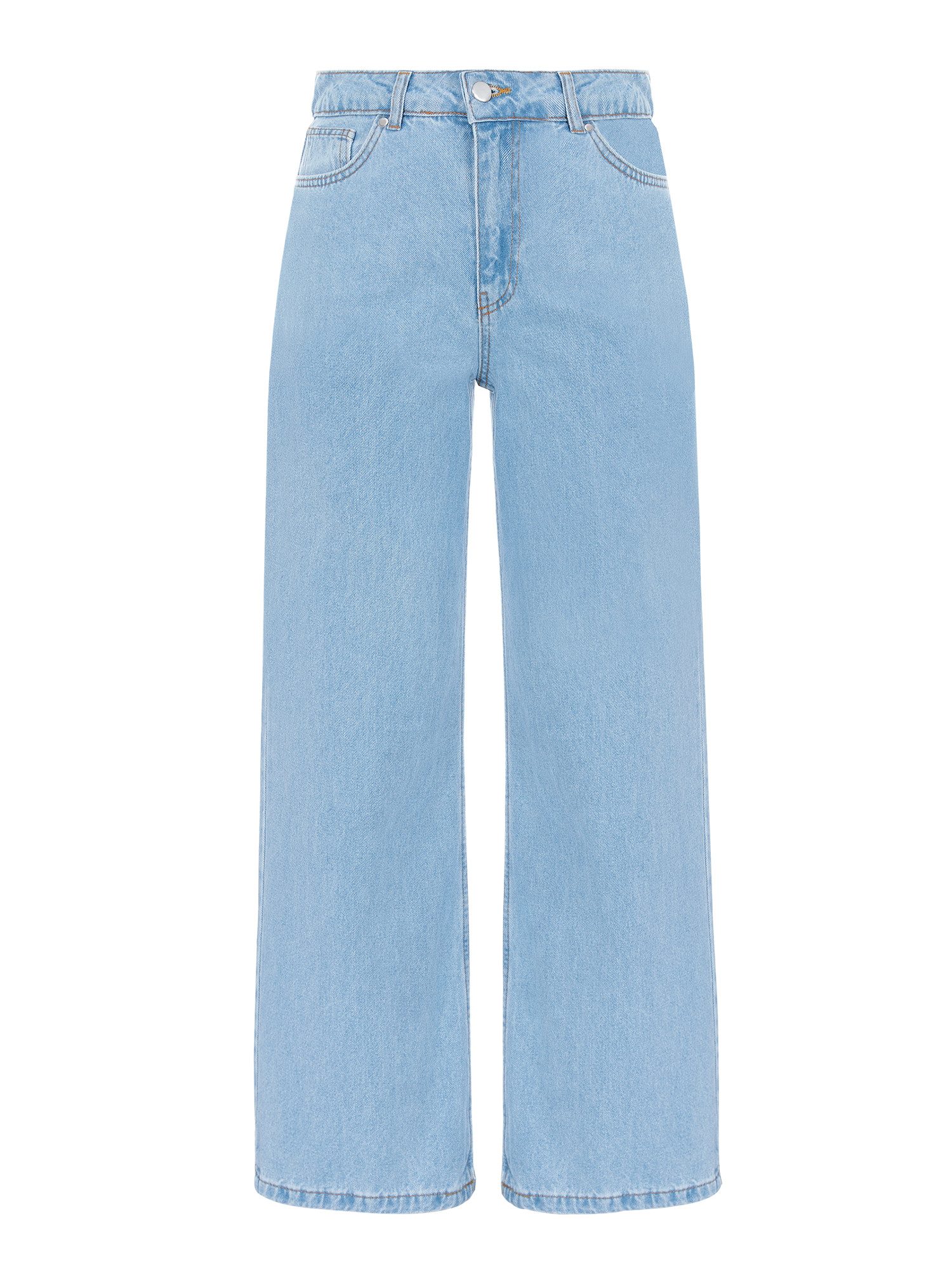 Gerade Jeans Damen Straight Fit Jeans im Five-Pocket Style