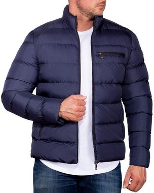 Cipo & Baxx Steppjacke Herren Winterjacke Jacke BA-CM175 (1-St) Elegantes Design mit Logo