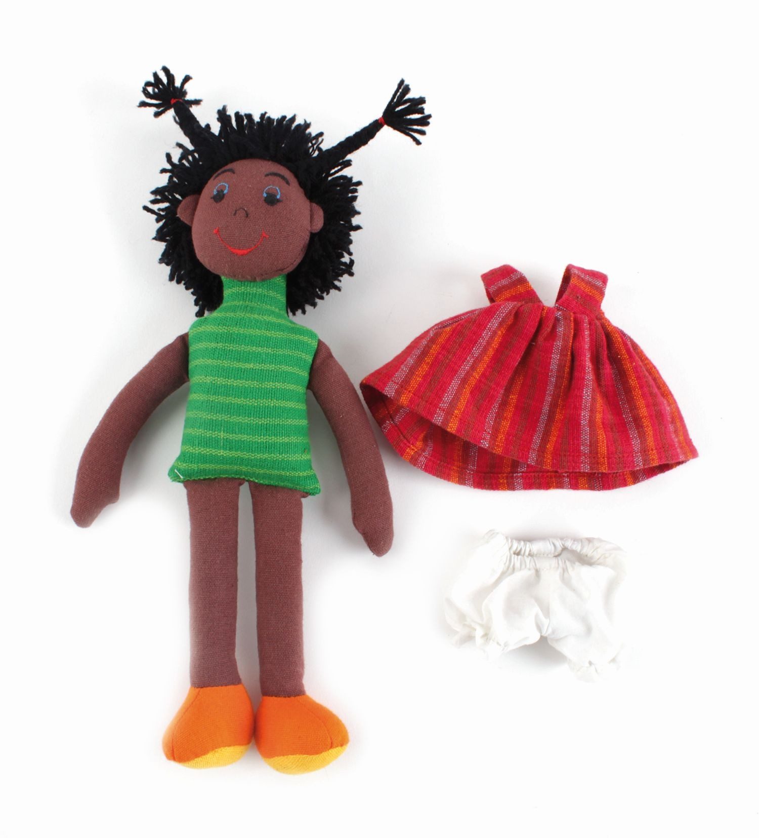 El Puente Stoffpuppe Anziehpuppe "Bärbel", Handmade, Handmade