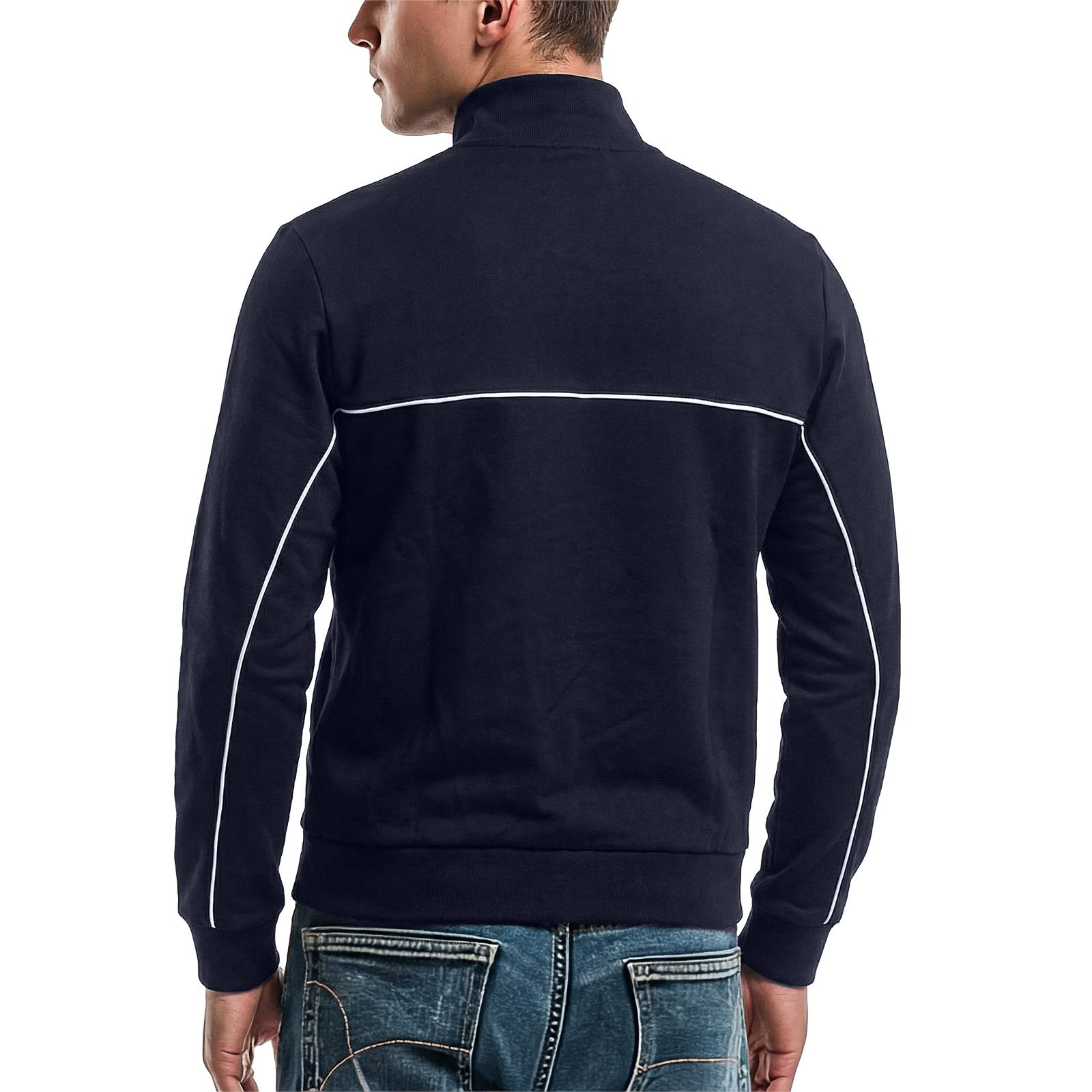 Lyle & Scott Sweatjacke Sweatjacke Lyle&Scott Piped Full Zip Paspeldetails