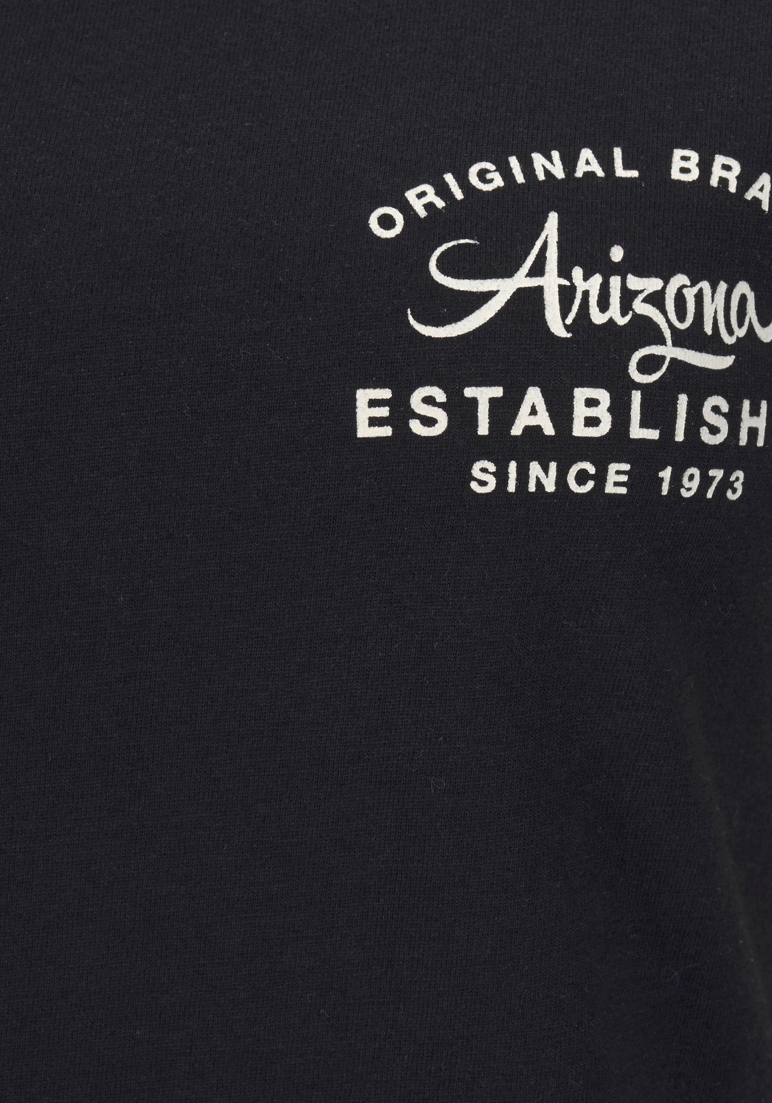 mit Nachthemd Arizona schwarz-ecru Raglanärmeln