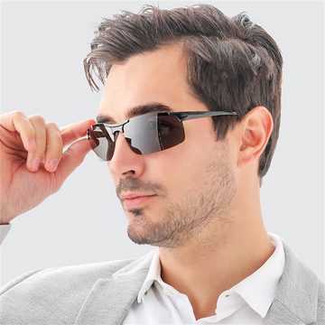 RefinedFlare Sonnenbrille Modische Retro-polarisierte Sonnenbrille für Herren (1-St)