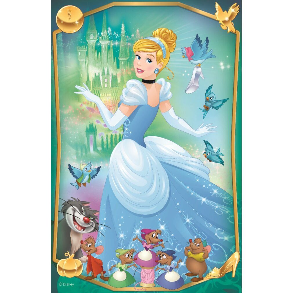 Trefl Puzzle Puzzle Disney Prinzessinnen: Cinderella 54 Teile, Puzzleteile