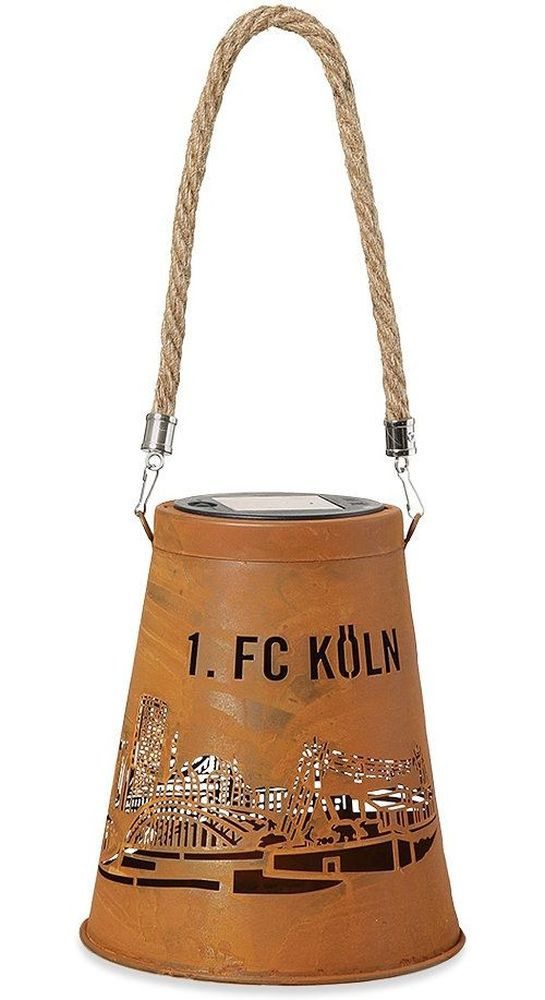 1. FC Köln Dekoobjekt Solarlaterne Skyline