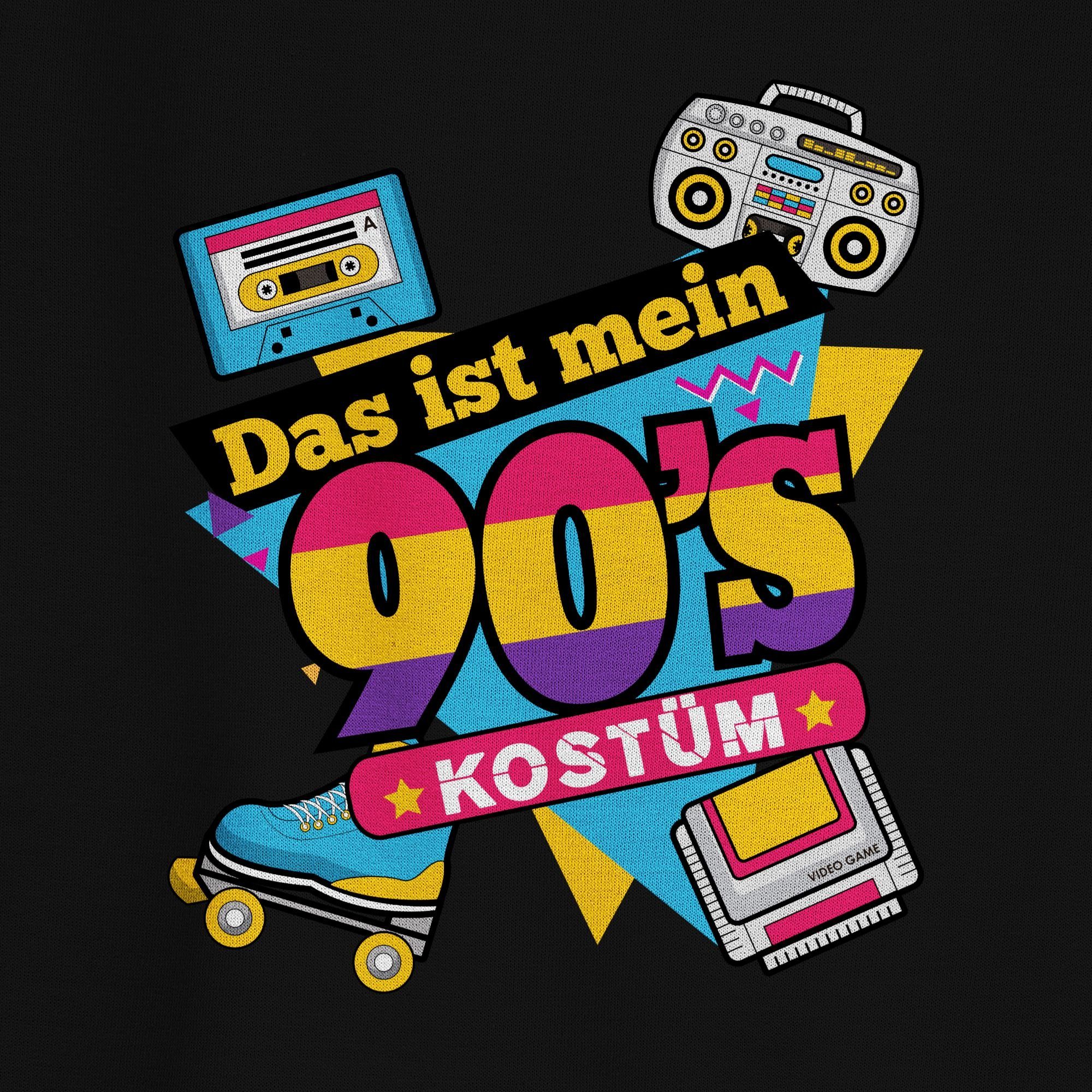 Shirtracer Sweatshirt Das ist mein 90er Jahre Kostüm I Neunziger Jahre I 90s I Fastnacht I F (1-tlg) Karneval & Fasching