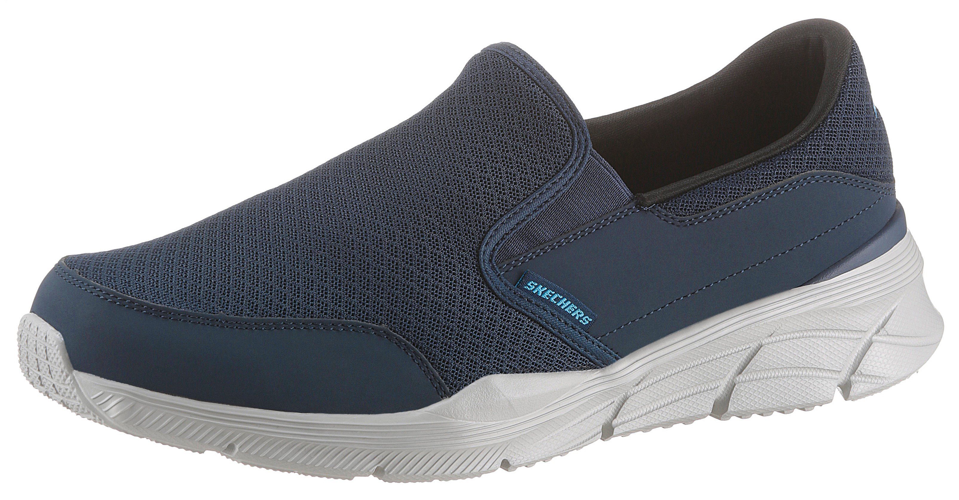 Skechers Equalizer Slip-On Sneaker Slipper, Freizeitschuh mit Air Cooled Memory Foam Ausstattung