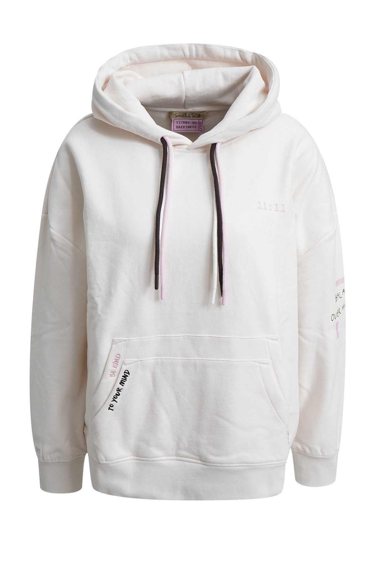 Smith & Soul Hoodie im Oversize Fit, detailreich gestaltet
