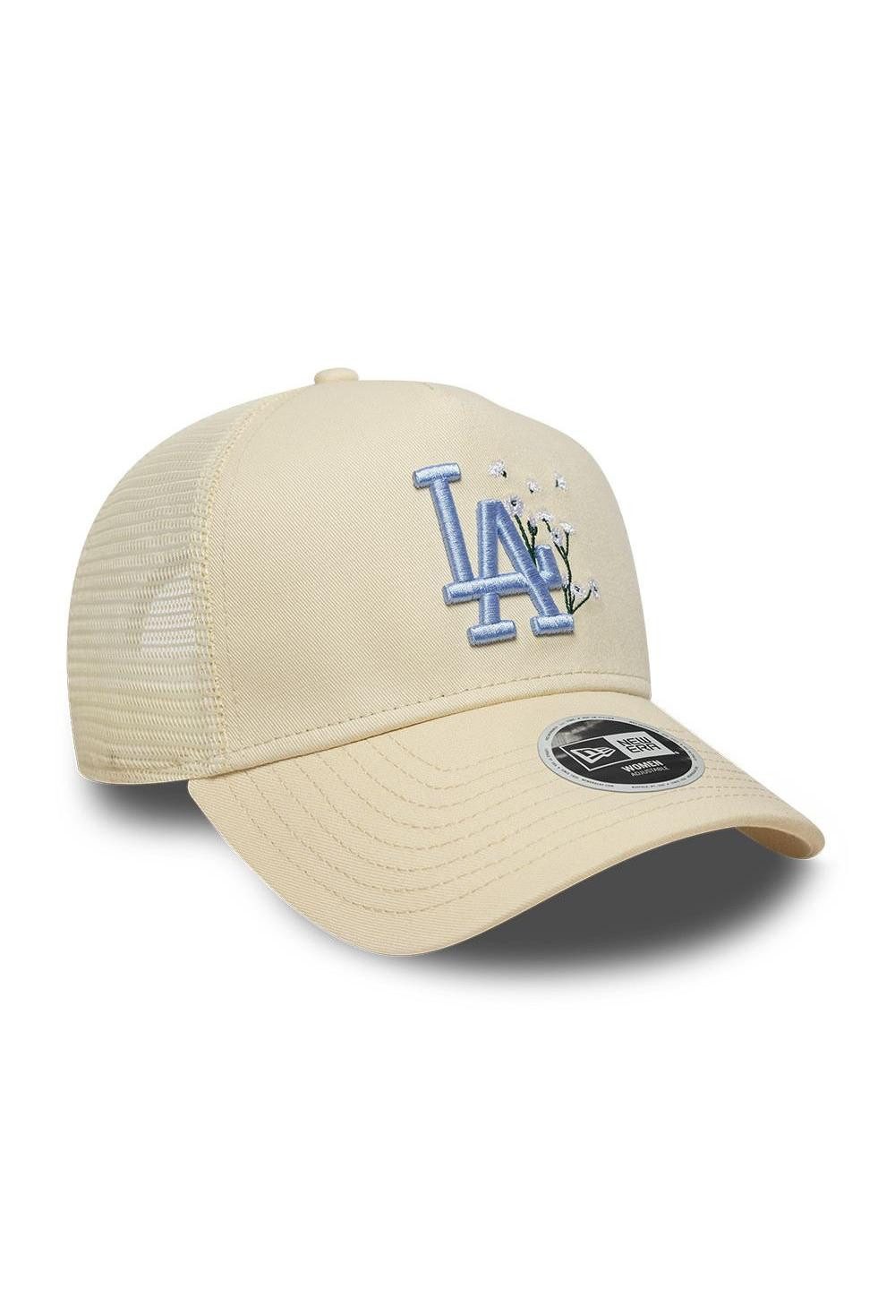 New Era Baseball Cap Los Angeles Dodgers New Era MLB Floral Women Trucker Cap Beige (1-St)