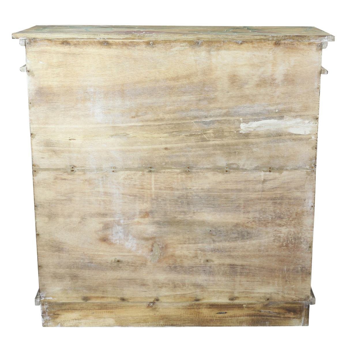 Oriental Galerie Mehrzweckschrank Schrank 80 x 80cm Lotus Na80 (1-St)