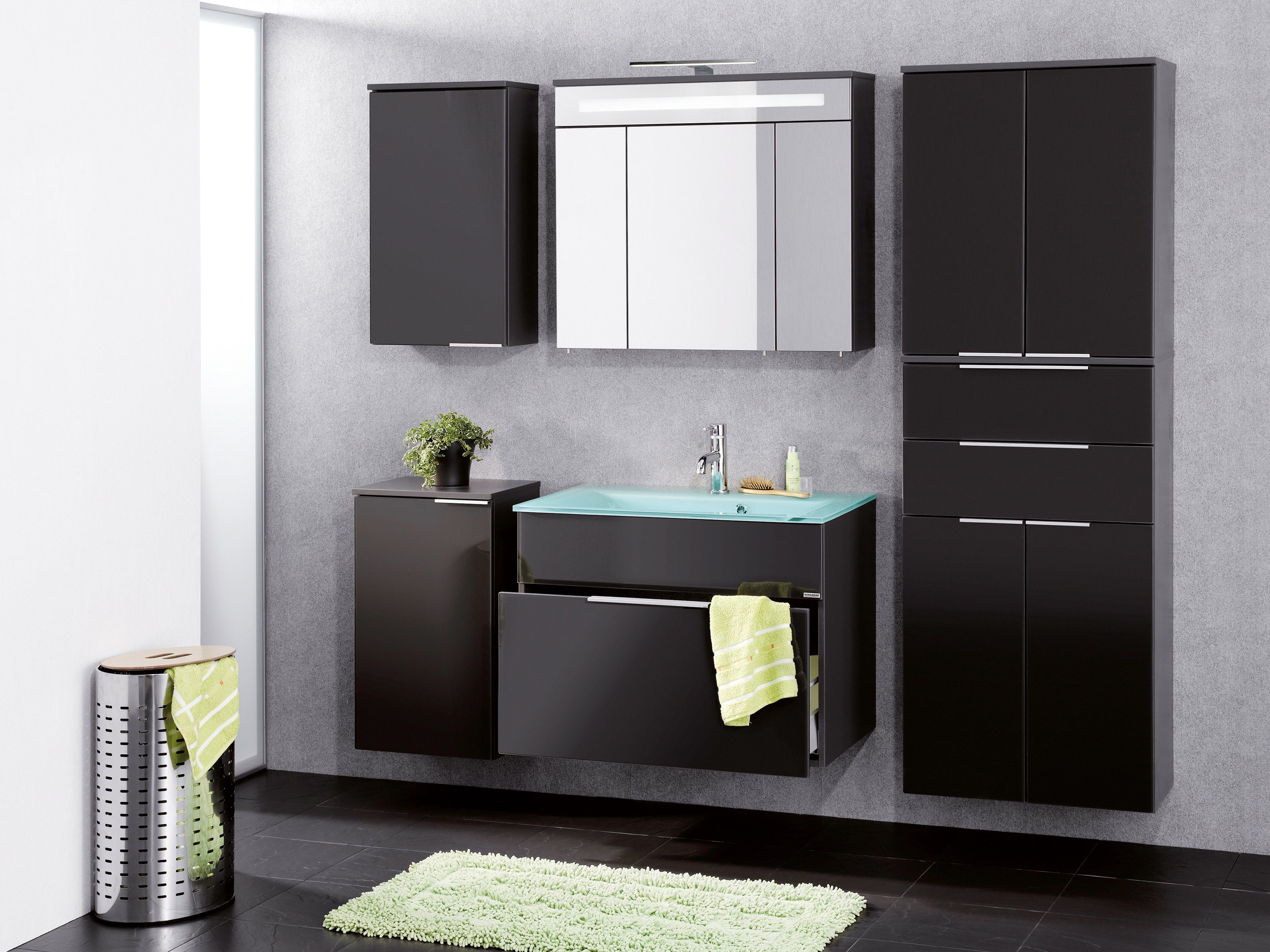 FACKELMANN Spiegelschrank Kara Badmöbel Breite 80 cm