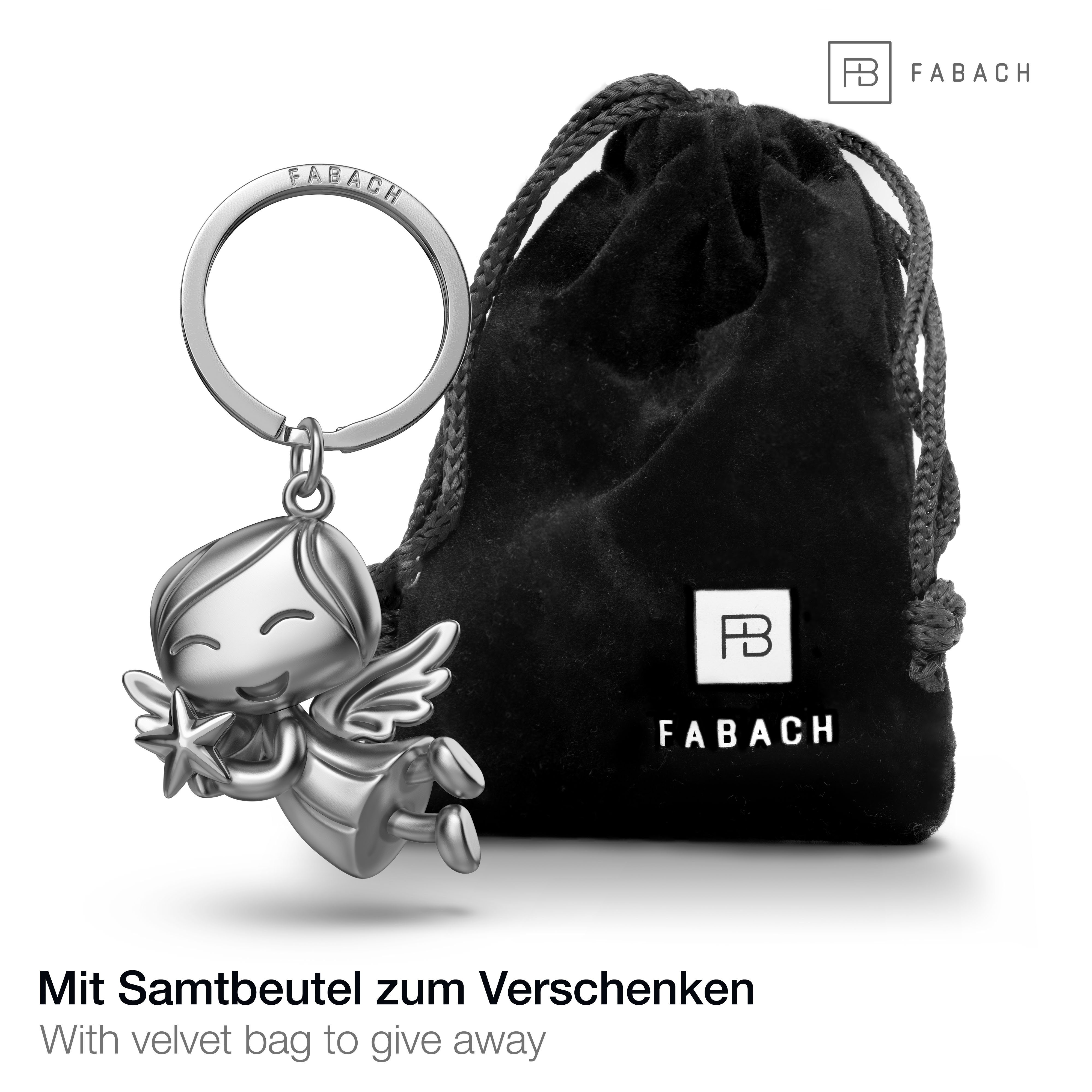 FABACH Schlüsselanhänger Schutzengel "Lucky" - Engel Glücksbringer - Glücks günstig online kaufen