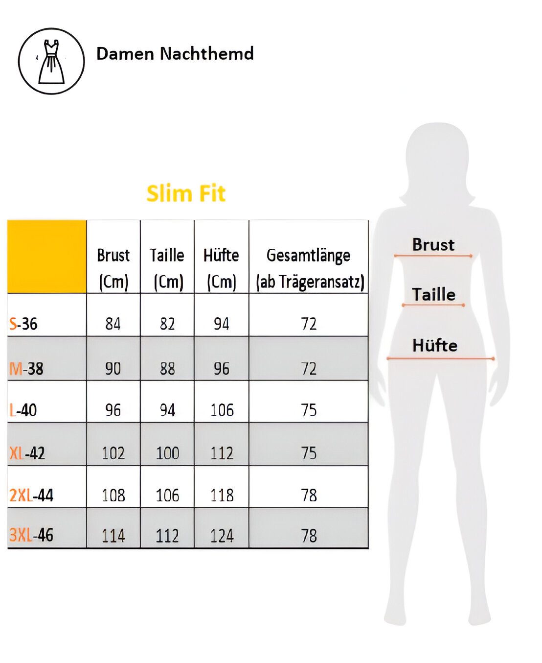 Nachthemd Verführerisches Satin-Nachthemd mit Spitzeneinsatz – Damen, 2 Far günstig online kaufen