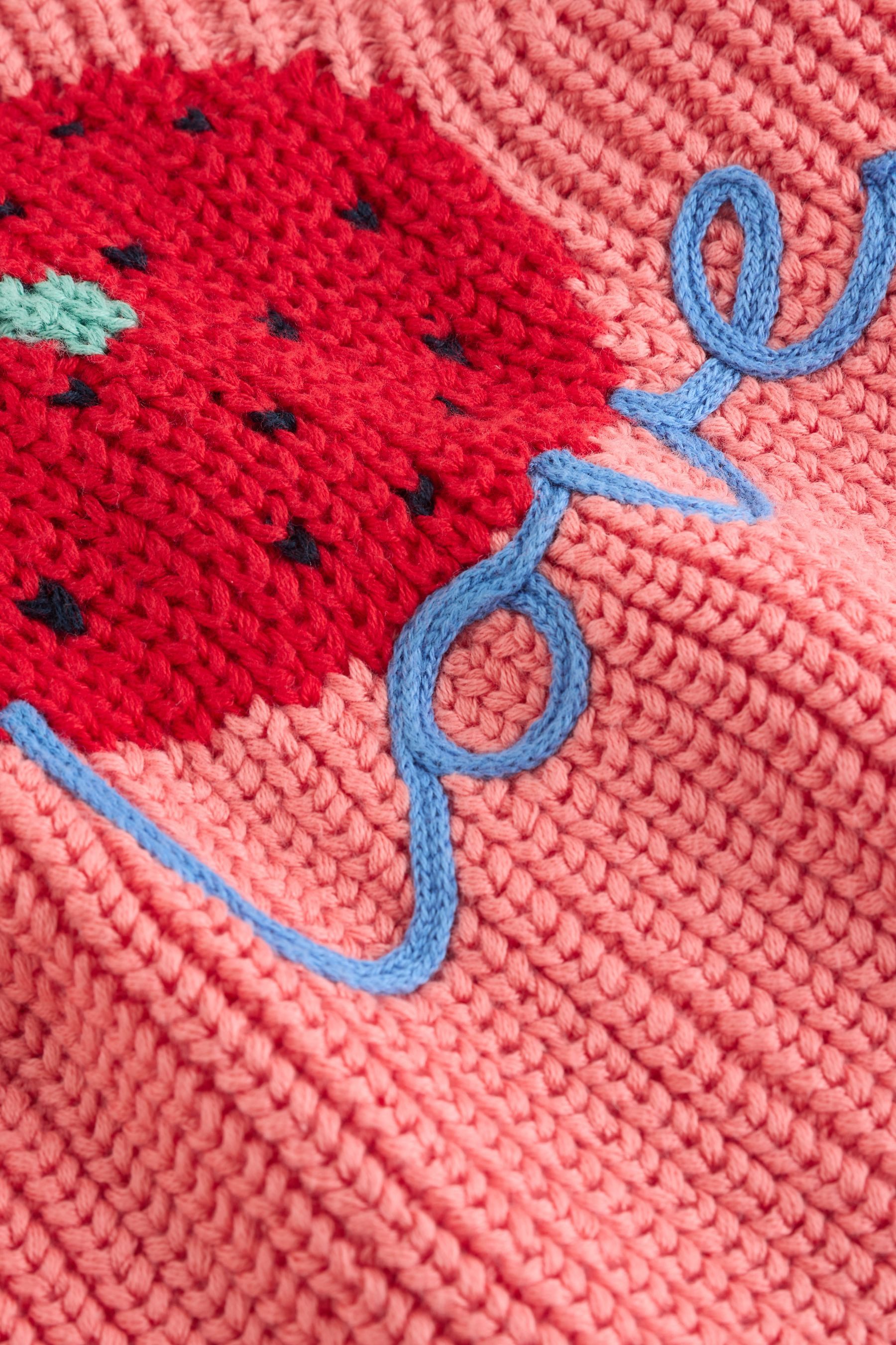 Next Strickjacke Babystrickjacke mit Rückenstickerei (1-tlg)