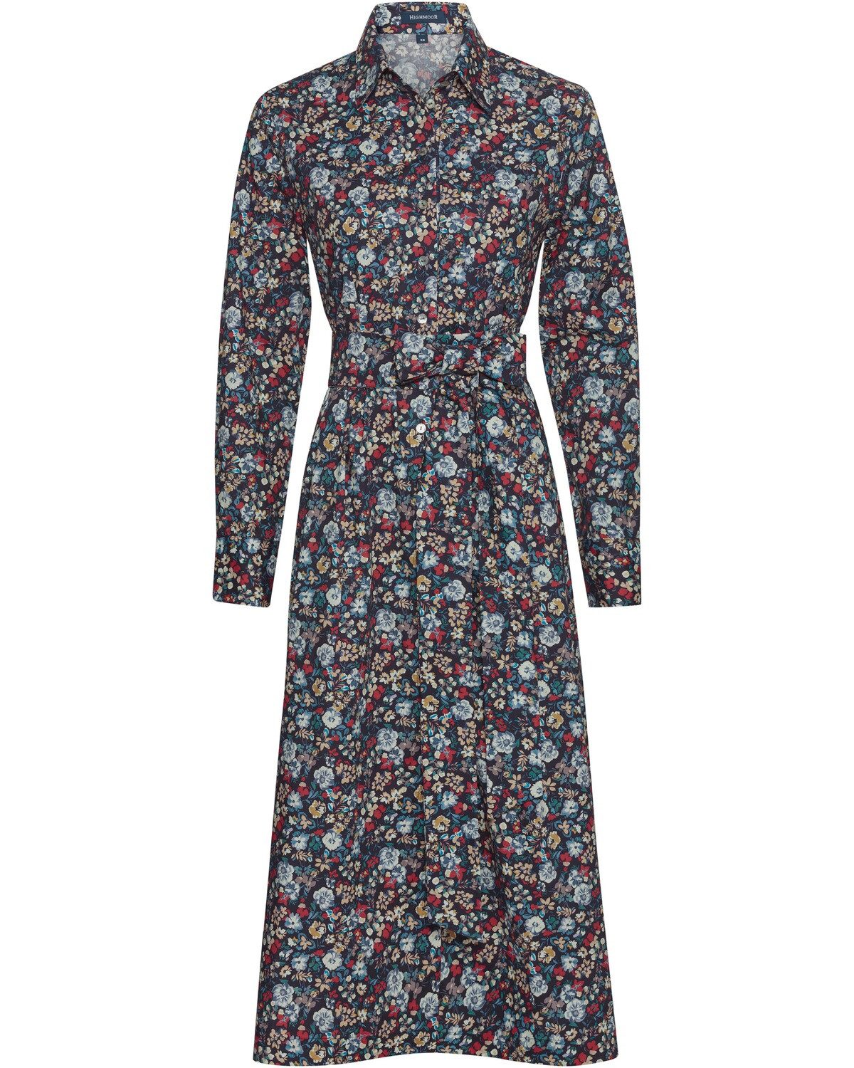 Midikleid Hemdblusenkleid