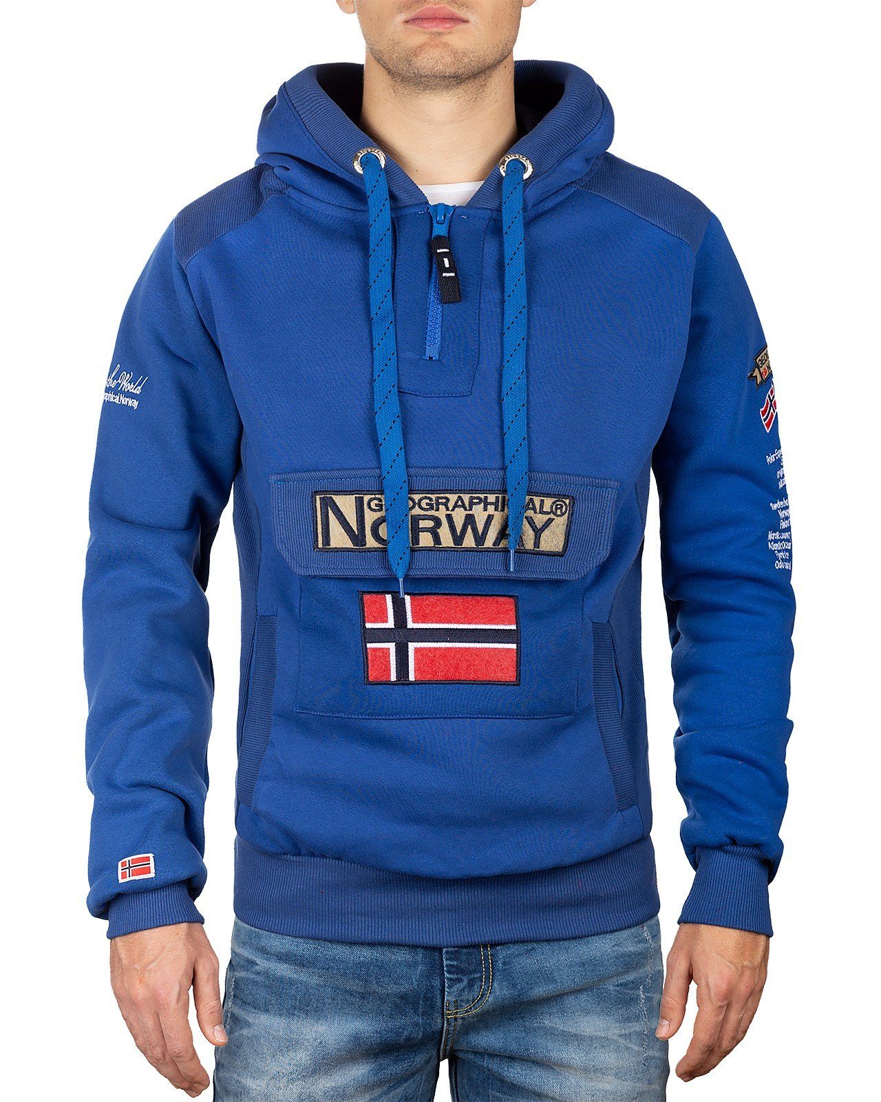 Geographical Norway Kapuzenpullover Herren Regular Fit Hoodie bagymclass me günstig online kaufen
