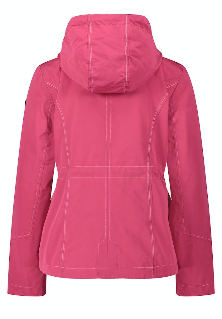 Amber & June Blouson Jacke Popeline Magenta