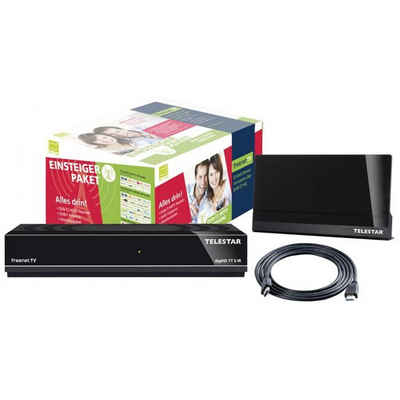 TELESTAR digiHD TT 5 IR DVT-T2 HDTV Receiver Set mit ANTENNA 9 LTE DVB-T2 HD Receiver