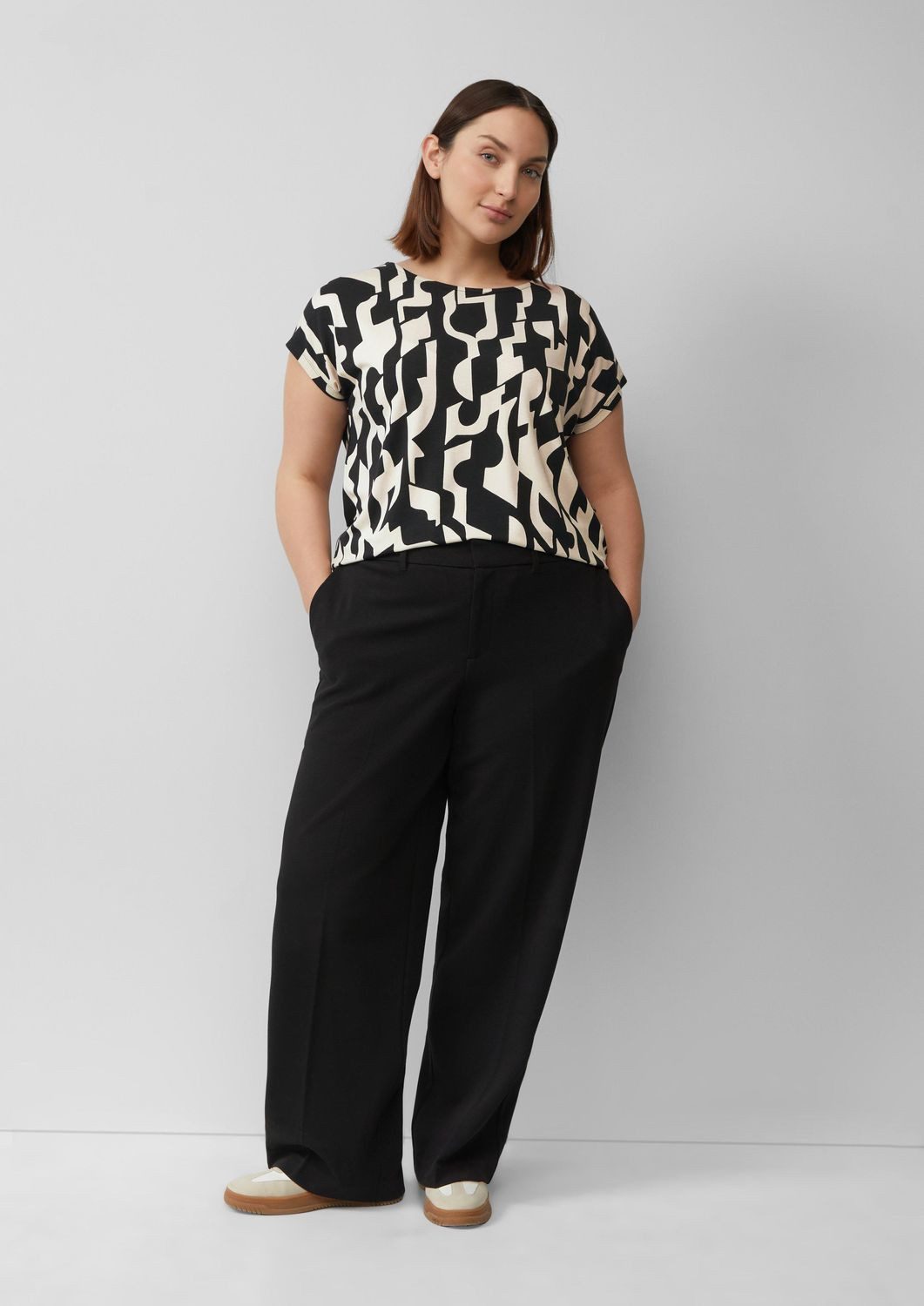s.Oliver T-Shirt CURVE softer Single-Jersey