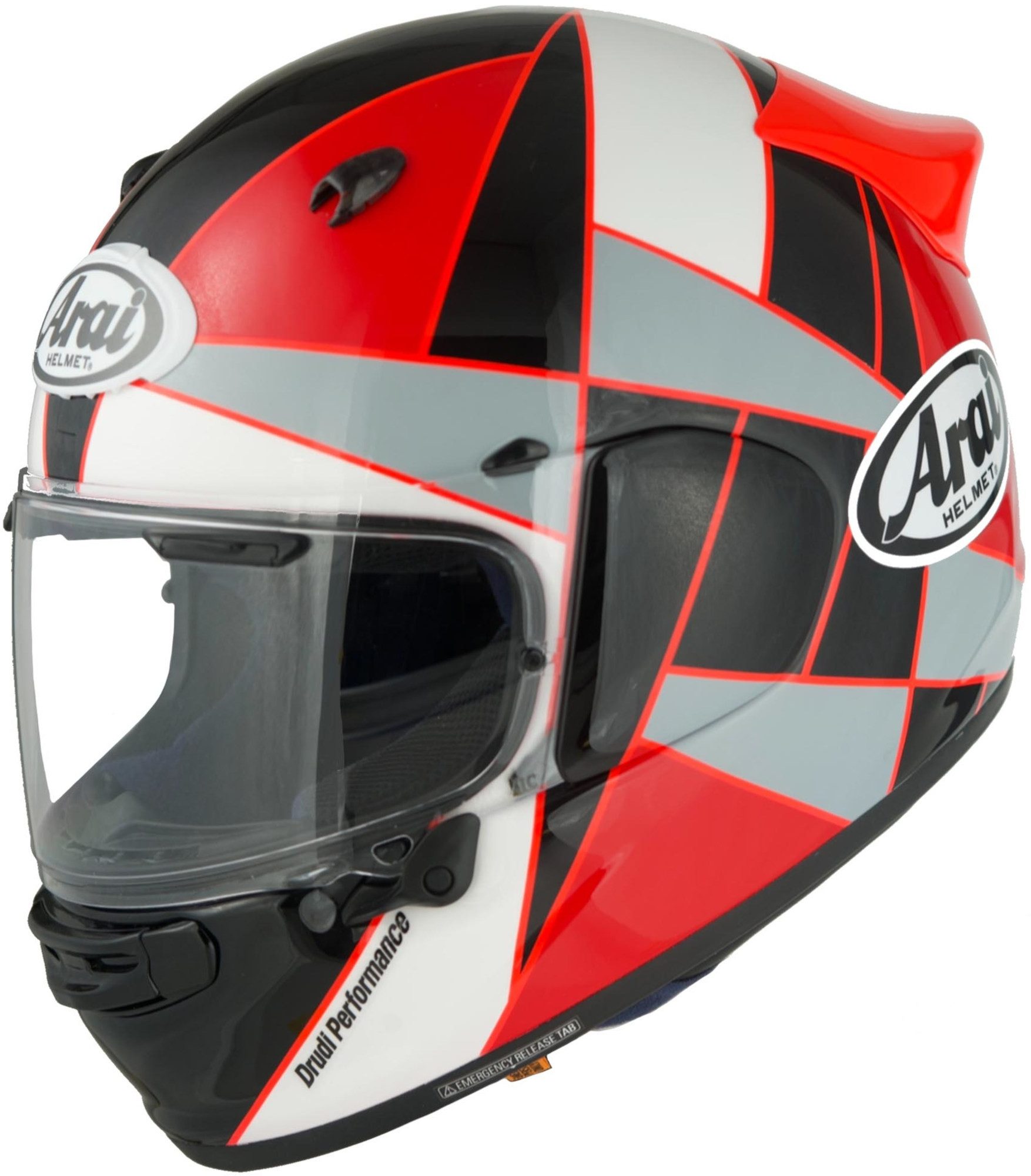 Arai Motorradhelm Quantic Peak Helm, vorbereitet für Kommunikationssystem,Notfallsystem-Polsterung (EQ