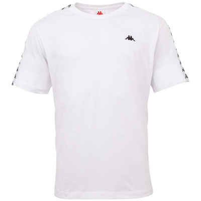 Kappa T-Shirt »AUTHENTIC GRENNER« mit hochwertigem Jacquard Logoband an den Ärmeln 