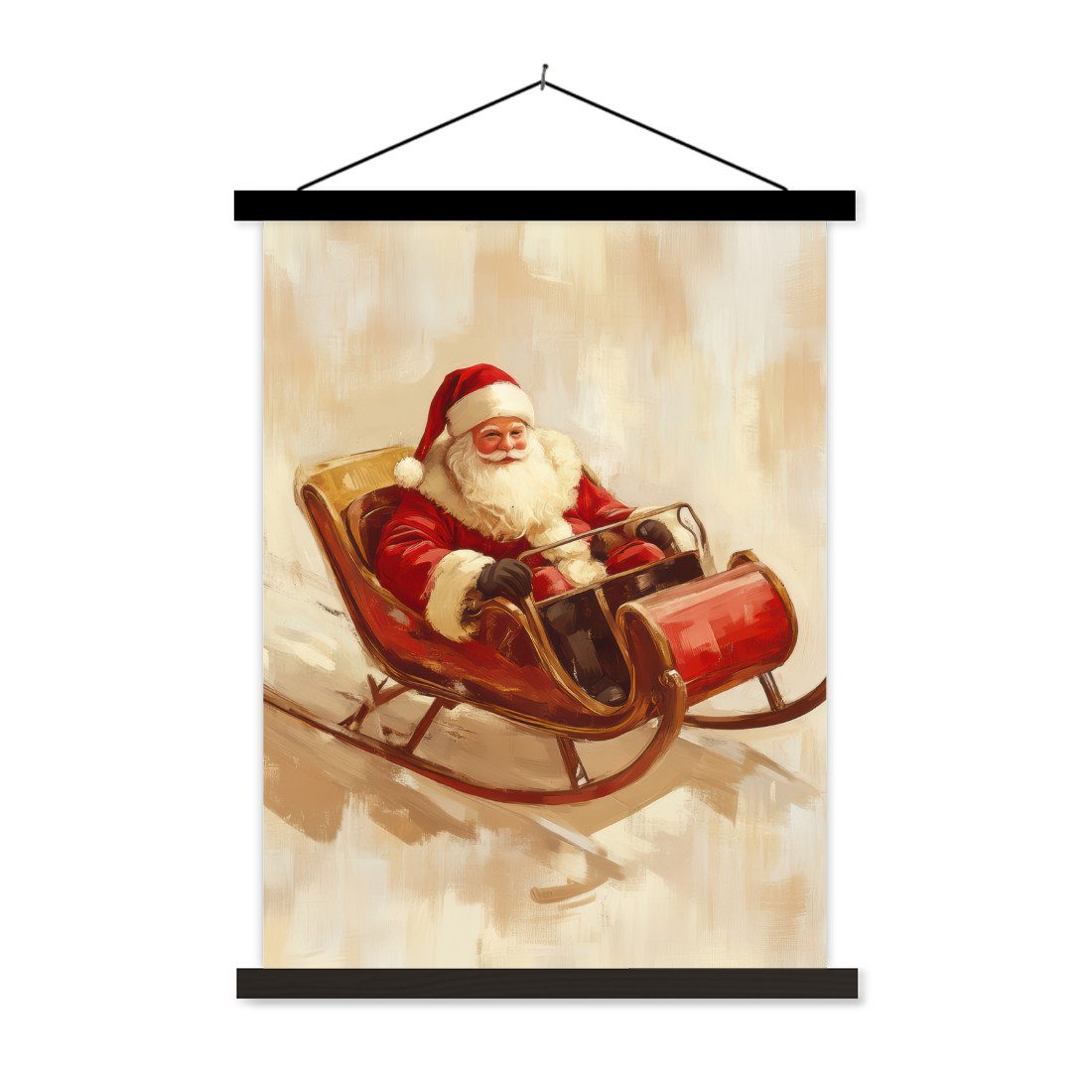 MuchoWow Poster Weihnachten - Schlitten - günstig online kaufen