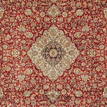 Orientteppich Perser - Classic - 337 x 246 cm - dunkelrot, morgenland, rechteckig, Höhe: 10 mm, Wohnzimmer, Handgeknüpft, Einzelstück mit Zertifikat