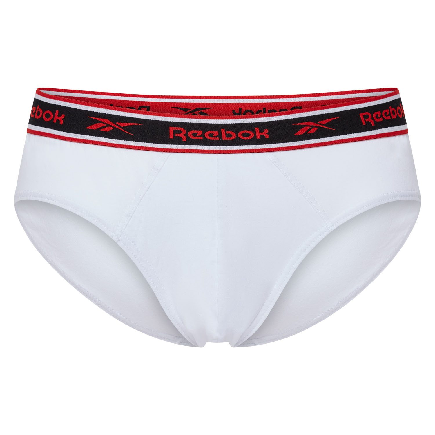 Reebok Slip CHASE (3er Pack) basic, bequem, atmungsaktiv, mit Logo, breiter Bund, Baumwollmix