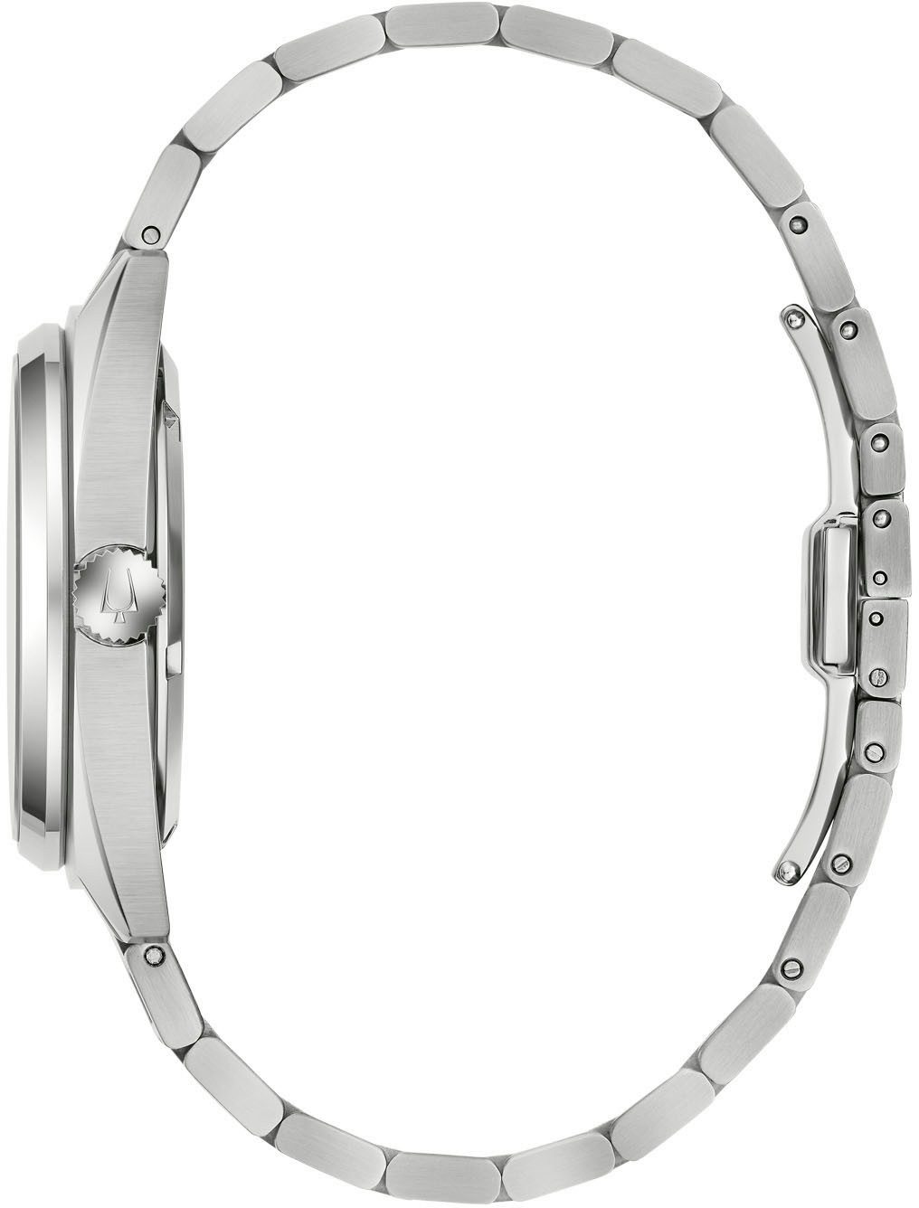 Bulova Automatikuhr 96A293, Armbanduhr, Mechanische Uhr, Herrenuhr, Edelstahlarmband