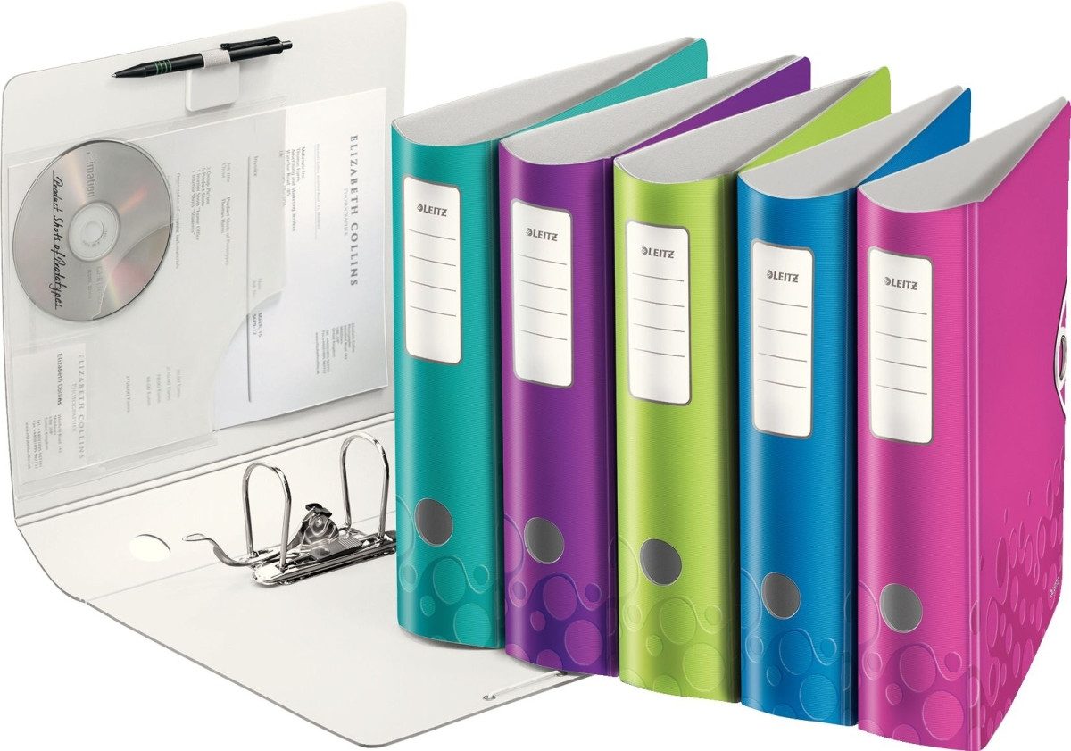 LEITZ Aktenordner Папки с файлами Active Wow A4 80mm Polyfoam sortiert