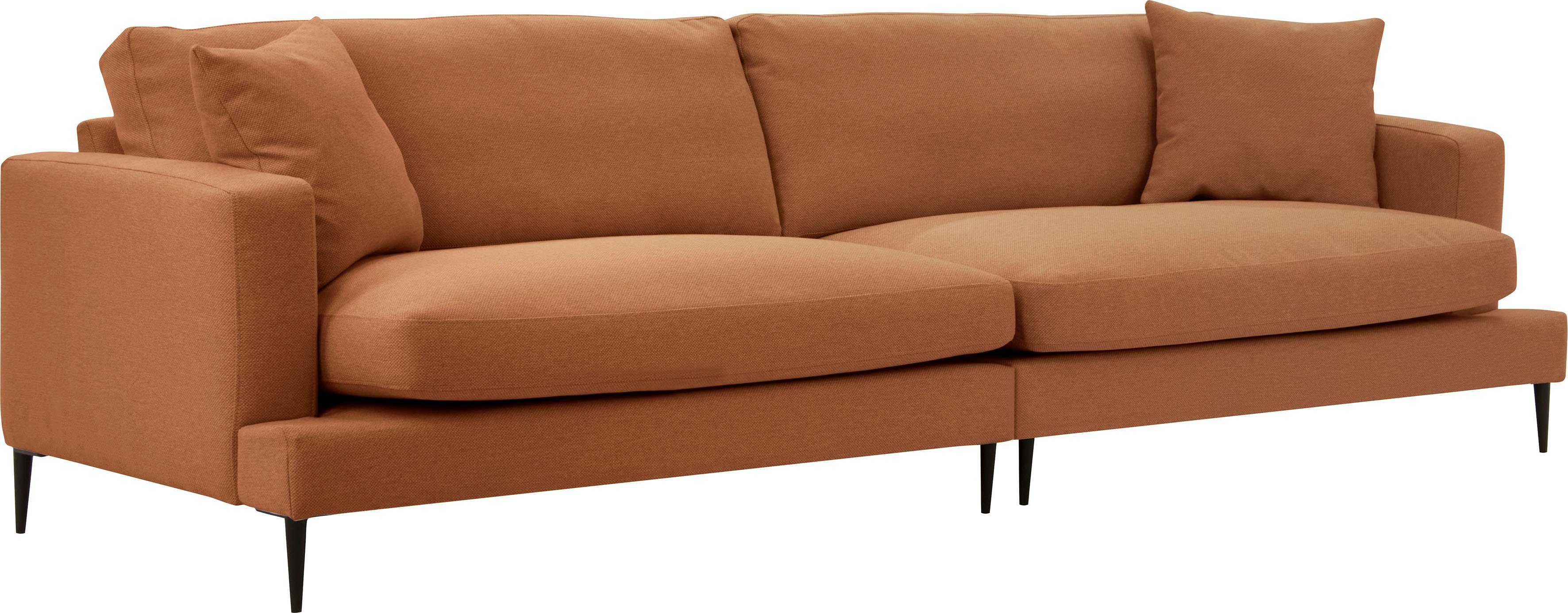 Leonique Big-Sofa »Cozy«, mit losen Kissen und Metallbeinen-kaufen