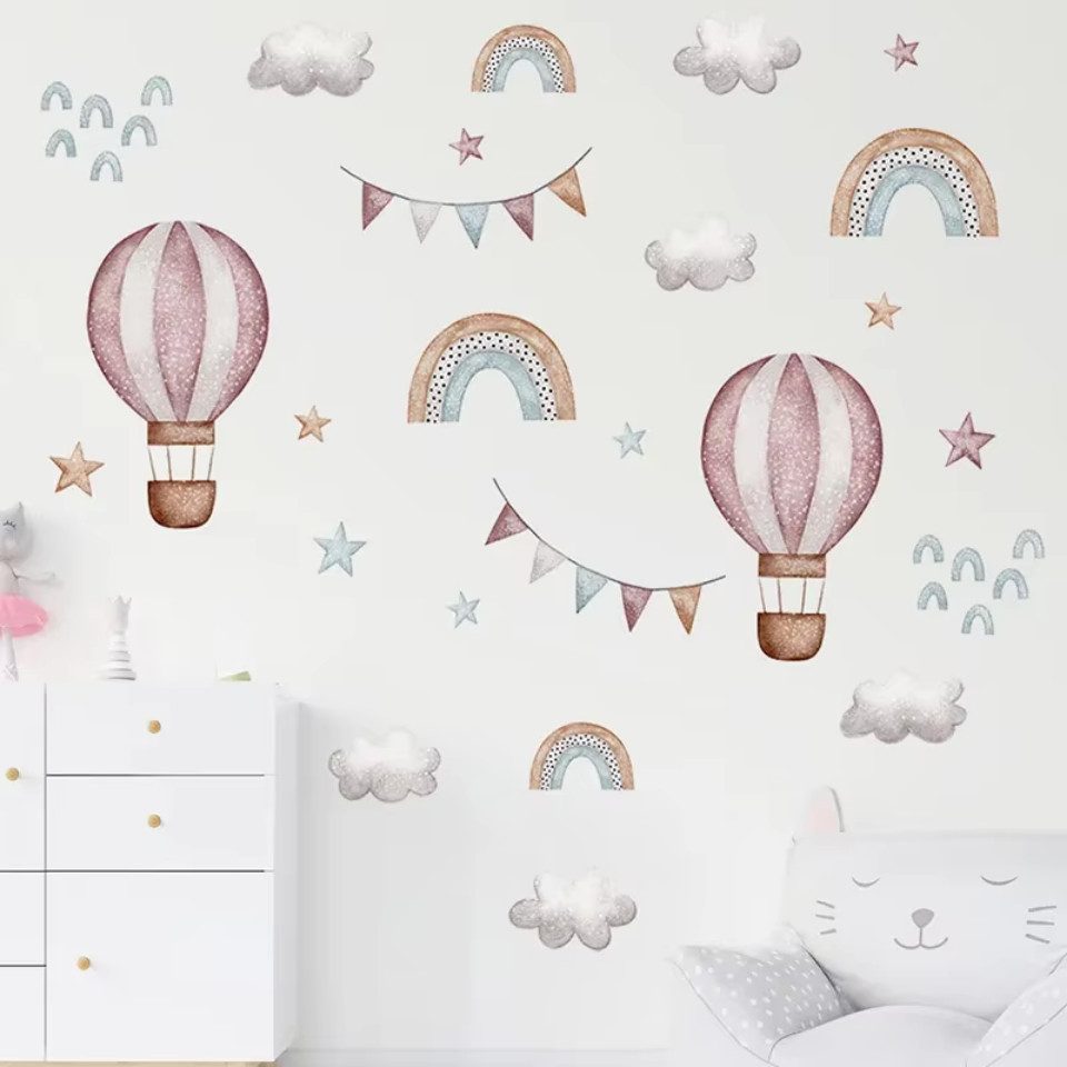 Montegoni Wandsticker Aquarell Rosa ballon & günstig online kaufen