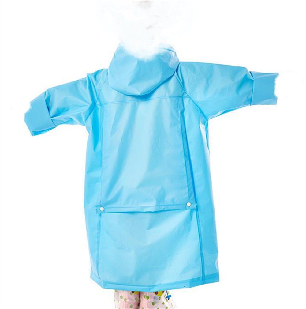 regenjacke Regenjacke Kinder-regenjacke,bunter Gelb Rouemi mit Schulranzen-Sitz wasserdichter