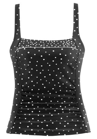 LASCANA Tankini-Top Leona, mit Pünktchenprint