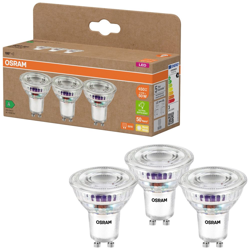 Osram LED-Leuchtmittel OSRAM HOMELIGHTING 4099854277900 LED-Reflektorlampe EEK A (A - G) GU10
