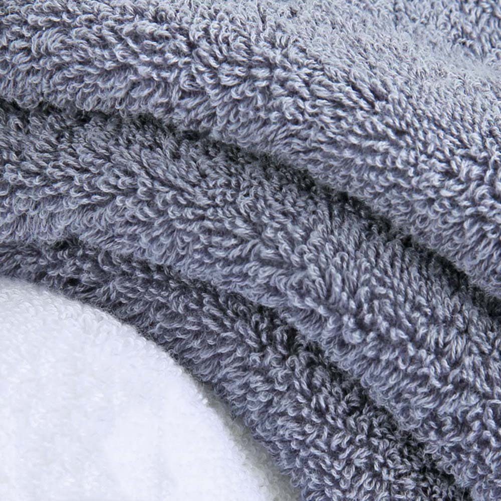 Baumwolle Waschlappen aus Viskosestreifen mit FELIXLEO 8er Handtücher Set